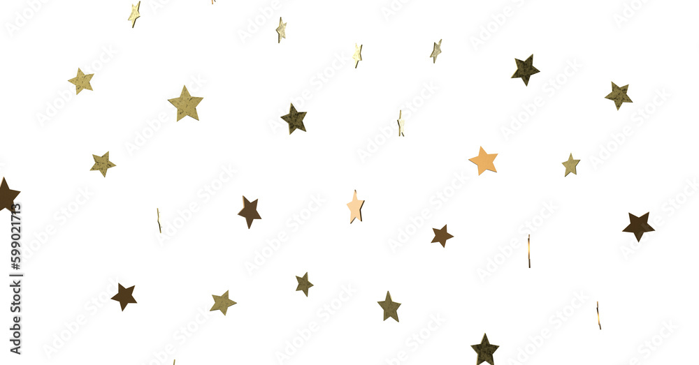 XMAS Holiday golden decoration, glitter frame isolated - - PNG transparent
