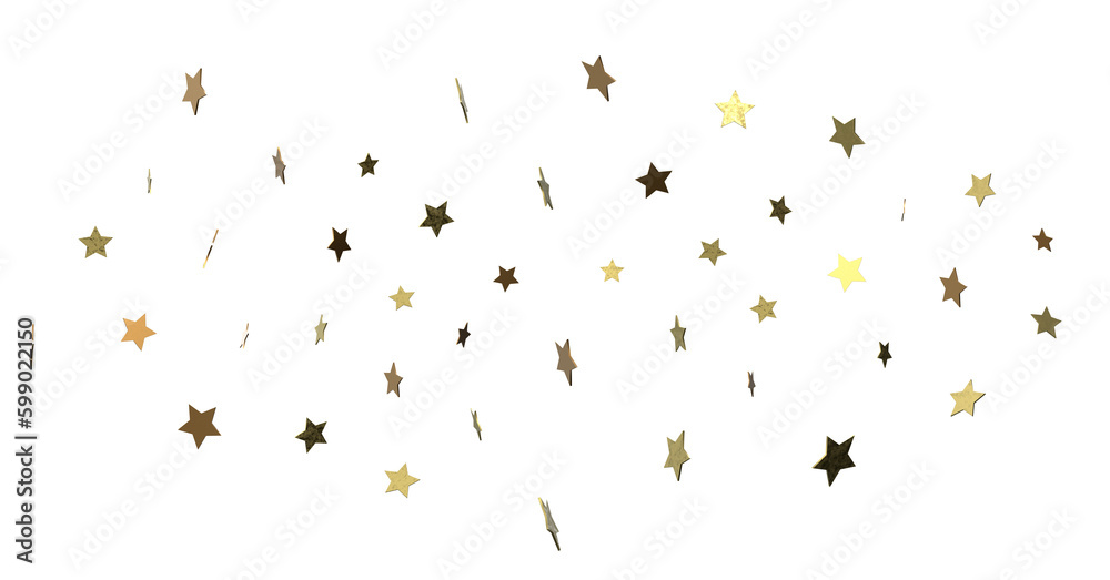 XMAS Stars - Banner with golden decoration. Festive border with falling glitter dust and stars. (PNG transparent) XMAS Stars - Banner with golden decoration. Festive border with falling glitter dust and stars. (PNG transparent)