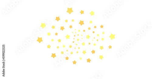 XMAS stars background  sparkle lights confetti falling. magic shining Flying christmas stars on night