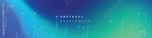 Linkedin banner technology abstract background