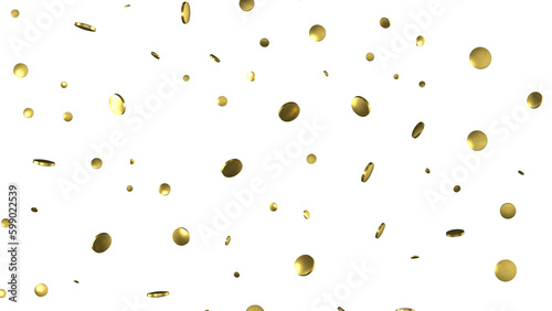 gold confetti