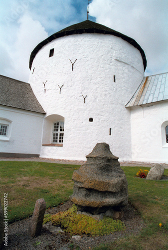 Osterlars Fortified church - Bornholm - Denmark photo
