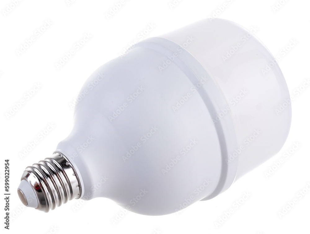 huge white light bulb isolated on white background huge white light bulb isolated on white background