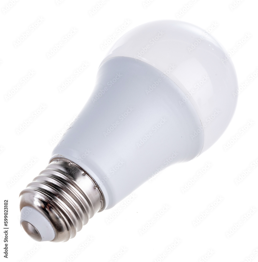 huge white light bulb isolated on white background huge white light bulb isolated on white background