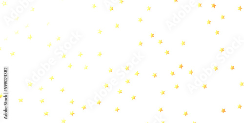 XMAS Stars - Holiday golden decoration  glitter frame isolated - - PNG transparent