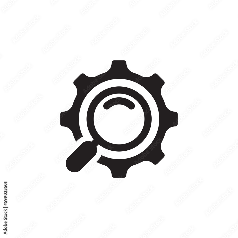 Machinery symbol. Gear sign. Cogwheel icon. Settings vector icon. Screw nut icon. Screw-nut vector sign. Cog sign. UX UI icon