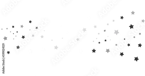 XMAS silver stars - - png transparent