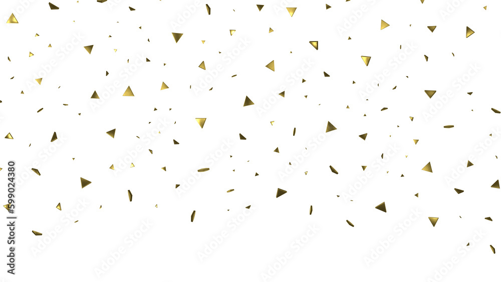 Fototapeta premium gold confetti