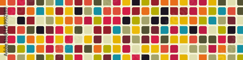 Color checkered squares background abstract illustration