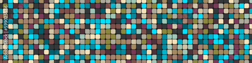 Color checkered squares background abstract illustration