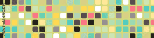 Color checkered squares background abstract illustration