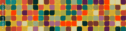 Color checkered squares background abstract illustration