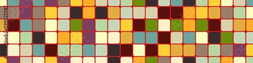 Color checkered squares background abstract illustration