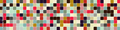 Color checkered squares background abstract illustration