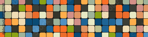 Color checkered squares background abstract illustration