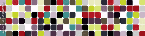 Color checkered squares background abstract illustration