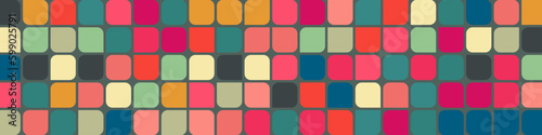Color checkered squares background abstract illustration