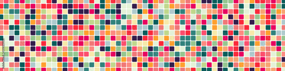 Color checkered squares background abstract illustration
