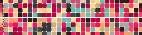 Color checkered squares background abstract illustration