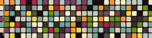 Color checkered squares background abstract illustration