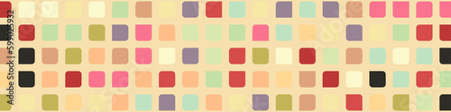 Color checkered squares background abstract illustration