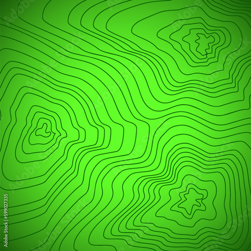 Topographic map seamless pattern, topography line map