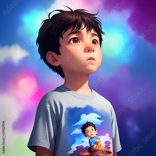 Young Boy Lost in Wonder 2