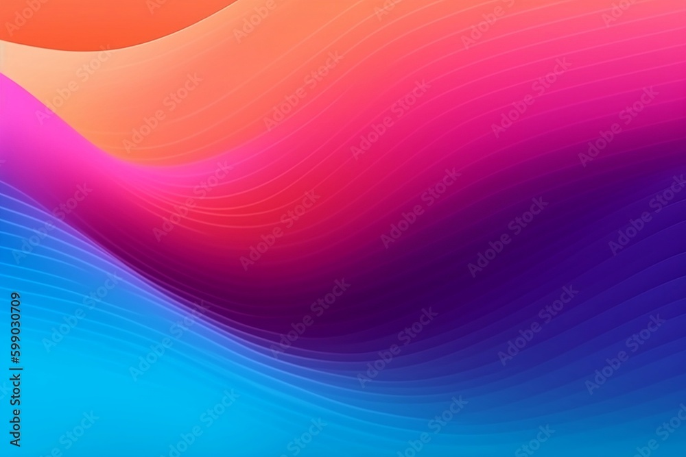 abstract colorful background with lines, Generative AI