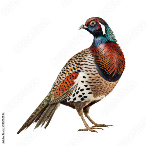 pheasant animal on a transparant background, PNG © purich