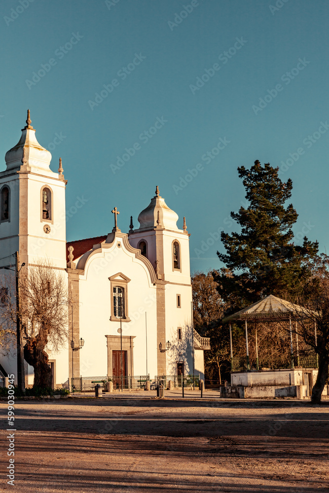 Exterior front view of the church in Carvalhal Portugal
Europe Travel Portugal Alentejo beautiful Destinations