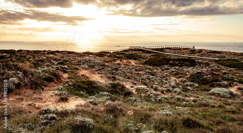 coastal Landscape  in the Natural Park of Southwest Alentejo and Costa Vicentina at the beach Bordeira
Nature Travel South portugal Vicentine Coast
