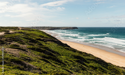 coastal Landscape  in the Natural Park of Southwest Alentejo and Costa Vicentina at the beach Bordeira
Nature Travel South portugal Vicentine Coast photo