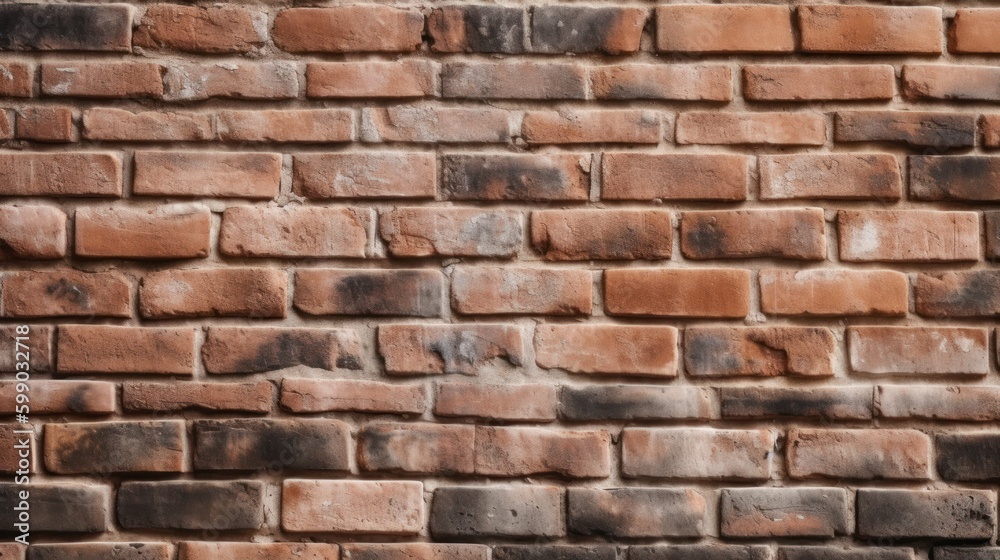 brick wall close up banner background texture wallpaper