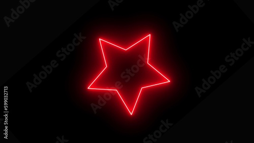 abstract colorful neon light star background illustration