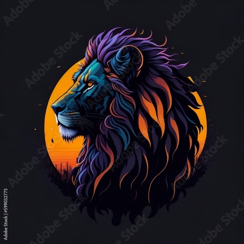Rainbow Lion