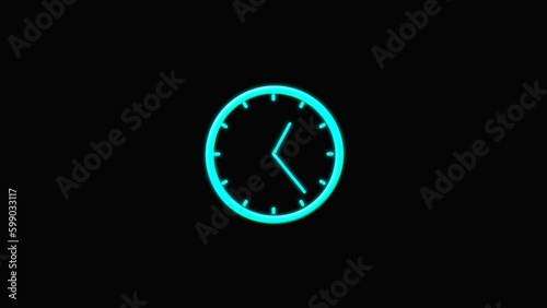  Abstract Beautiful Clock Illustration background .