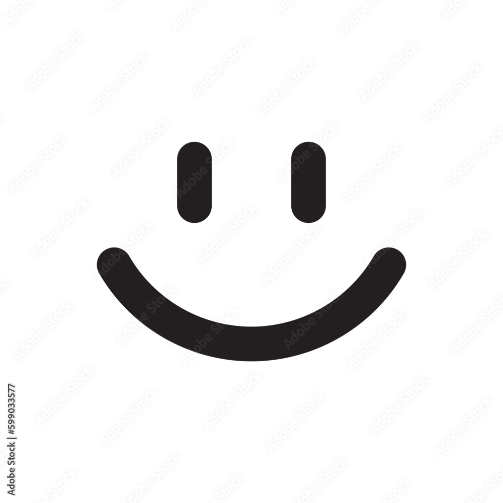 Smile vector icon. Emoji icon. Happy smile flat sign design. Smile face symbol pictogram. UX UI icon Smile vector icon. Emoji icon. Happy smile flat sign design. Smile face symbol pictogram. UX UI icon