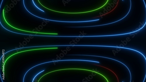 abstract beautiful neon line news background illustration 