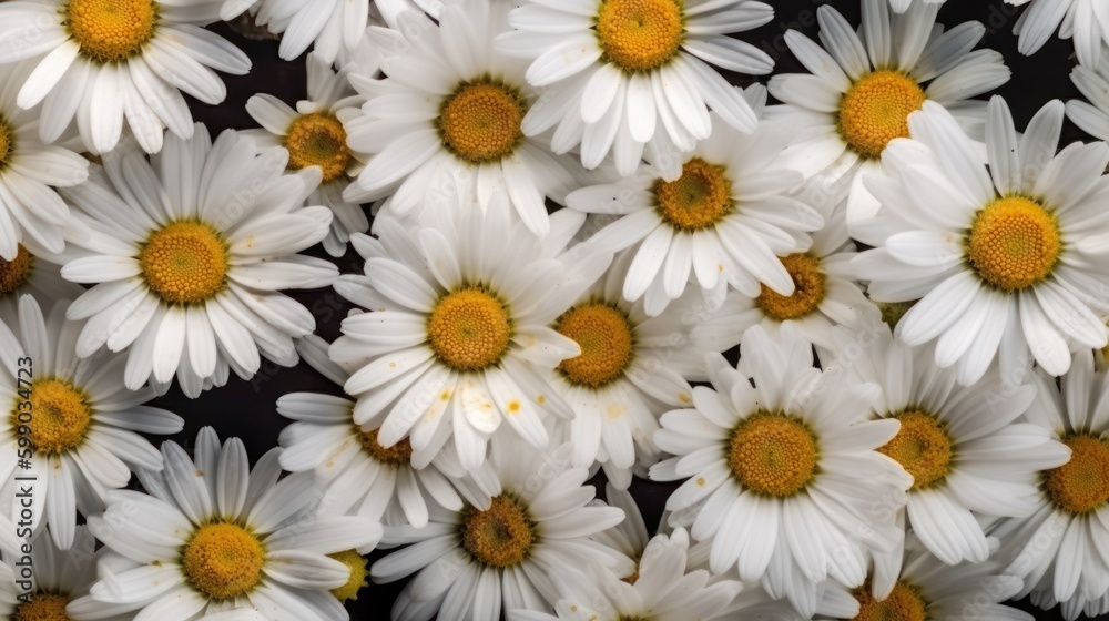 floral daisy closeup banner background texture wallpaper floral daisy closeup banner background texture wallpaper
