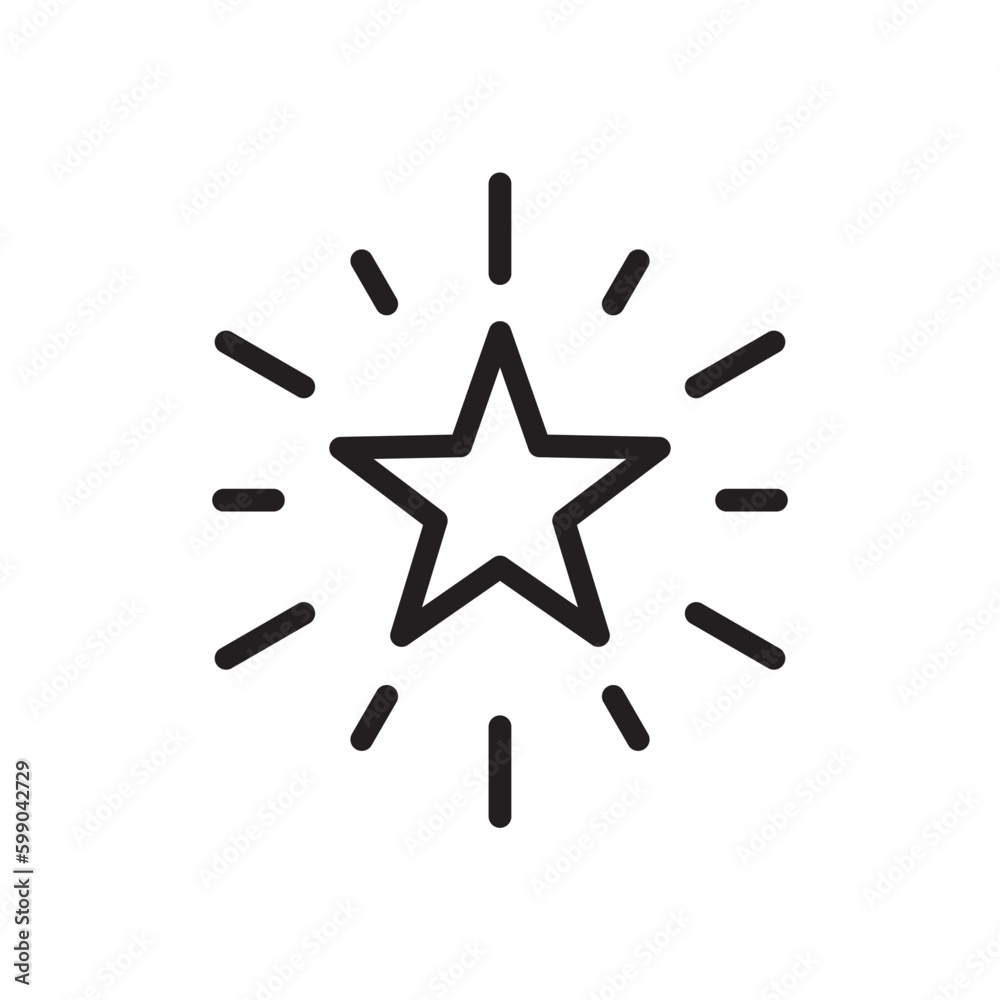 Star vector icon. Shooting star icon. Falling star flat sign design. UX UI icon Star vector icon. Shooting star icon. Falling star flat sign design. UX UI icon
