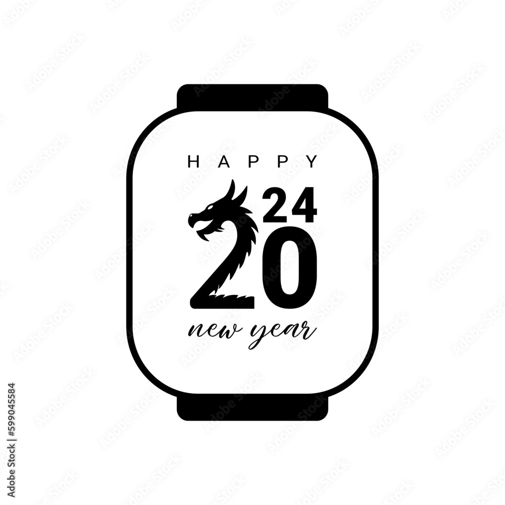 Vector design template for number 2024 with dragon in chinese lantern. The illustration includes a black label logo that can be used for diaries, notepads, calendars and web pages. Vector design template for number 2024 with dragon in chinese lantern. The illustration includes a black label logo that can be used for diaries, notepads, calendars and web pages.