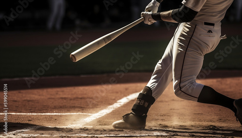 Hitting a home run (generative AI) photo