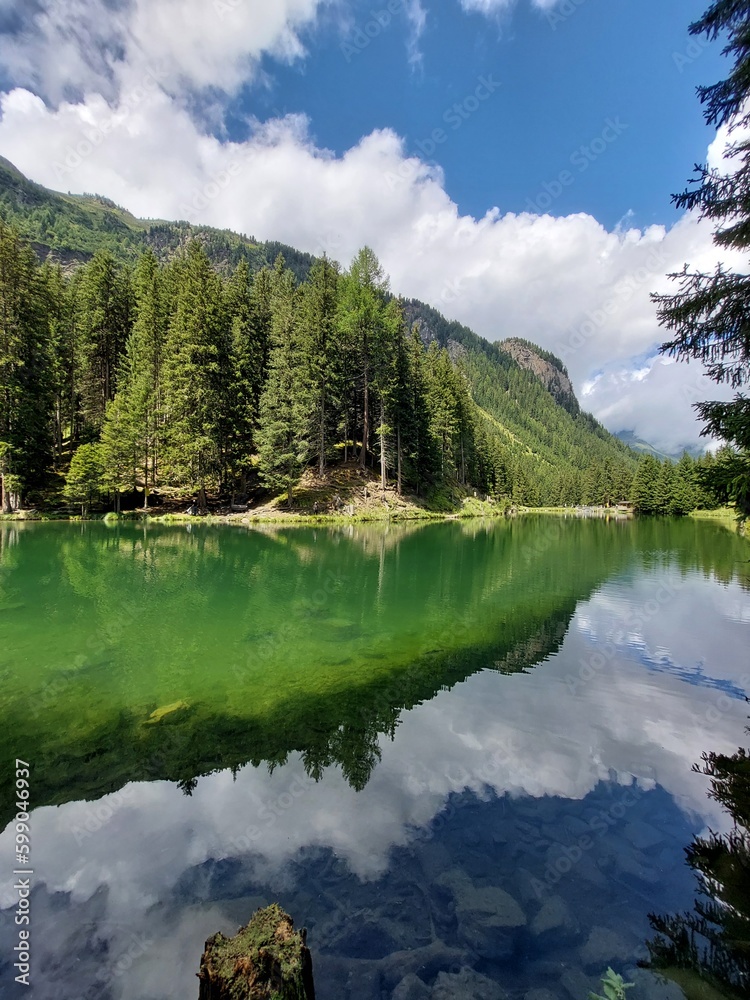 Lake in the Ischgl.