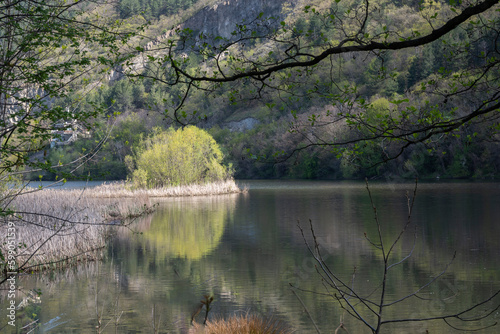 Spring Landscape of Pancharevo lake, Bulgaria