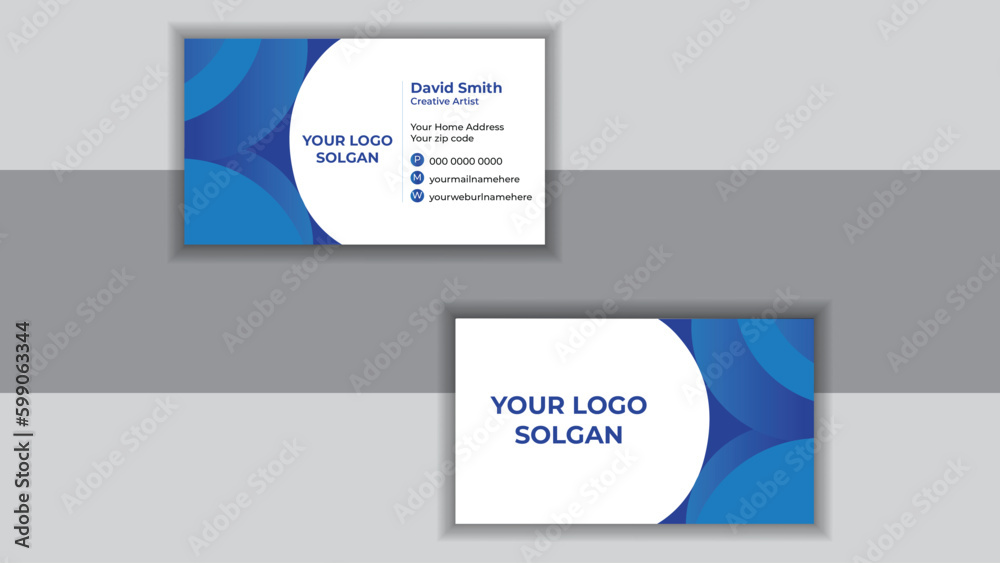 Modern Creative and Clean Business Card Design Template, Visiting Card. simple clean template vector design. Modern Creative and Clean Business Card Design Template, Visiting Card. simple clean template vector design.