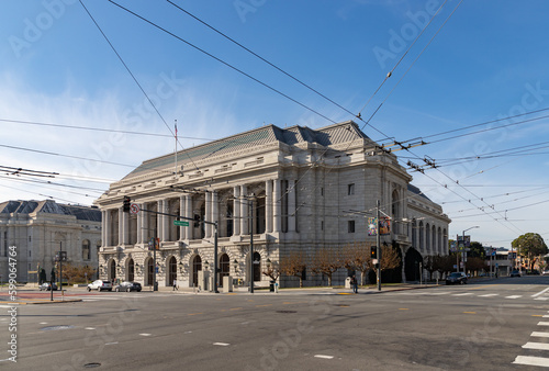 Obraz na płótnie San Francisco War Memorial and Performing Arts Center w salonie