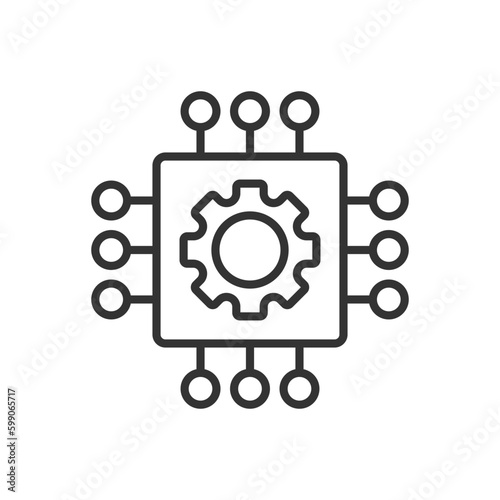 Processor Icon - Programming Circuit Icon
