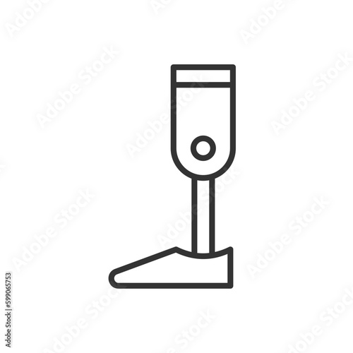 Robot Leg Icon - Artificial leg Icon