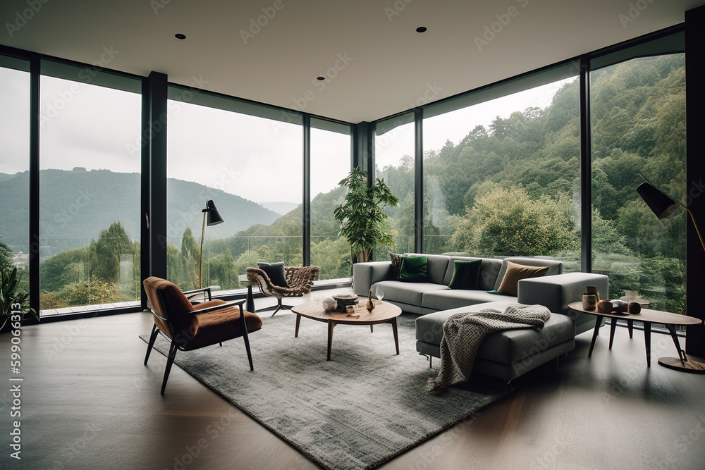 Cozy contemporary 2024 living room