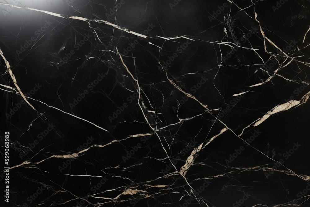black marble texture with white veins